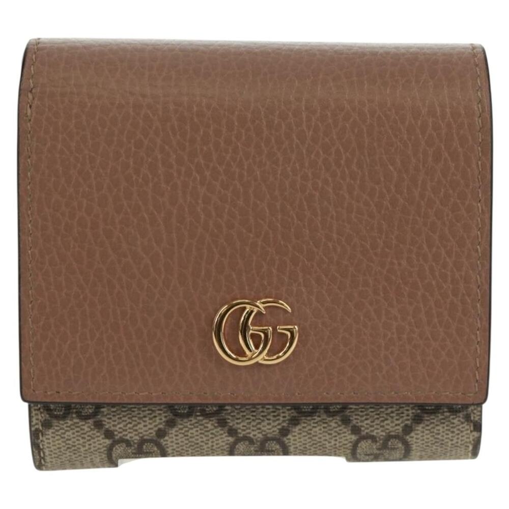Gucci GG Supreme Long Wallet Beige